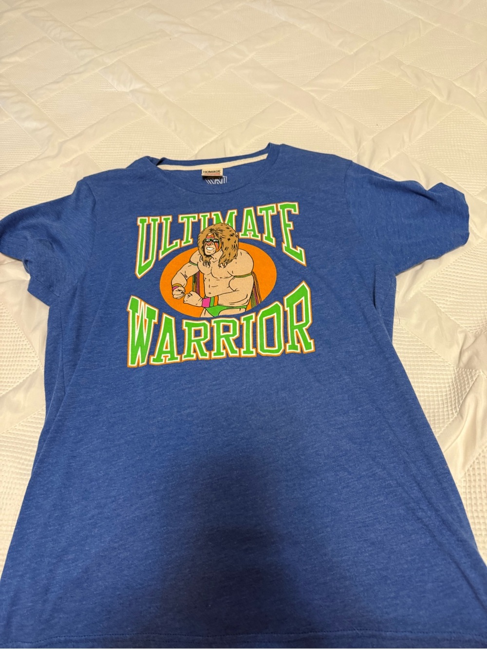 WWE Homage Ultimate Warrior T Shirt   Size Medium